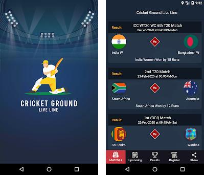 Cricket Ground Line App