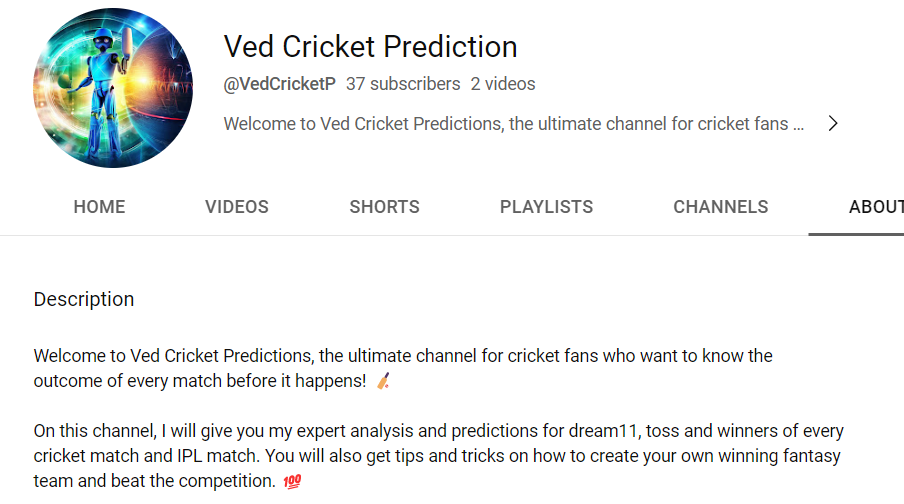 VED Cricket Prediction