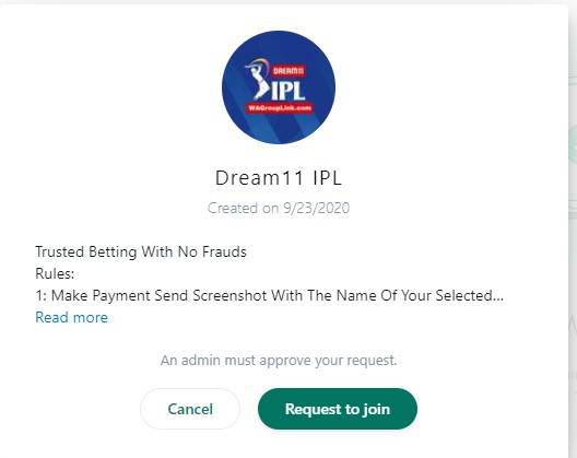 Dream11 IPL Whatsapp Group