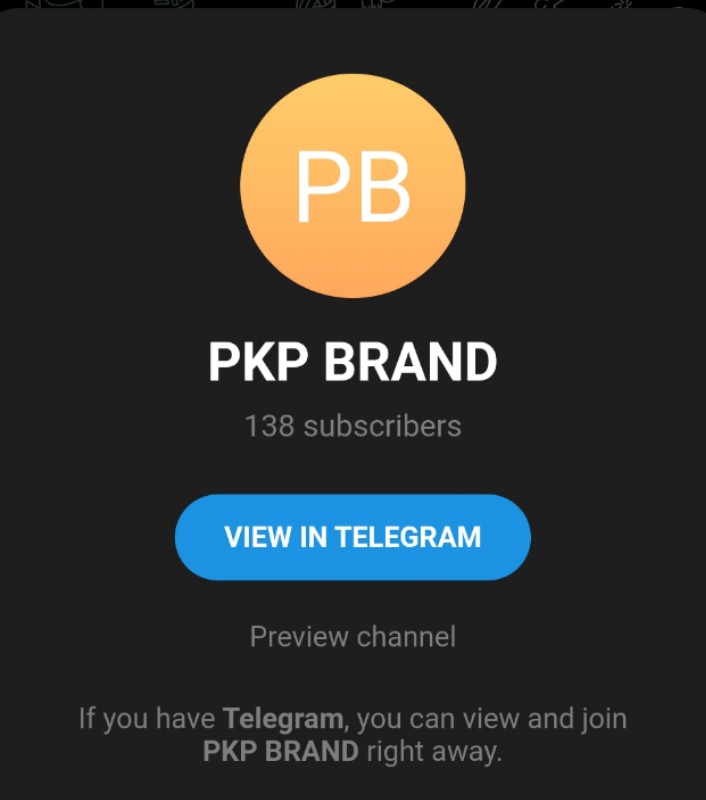 PKB Telegram Channel