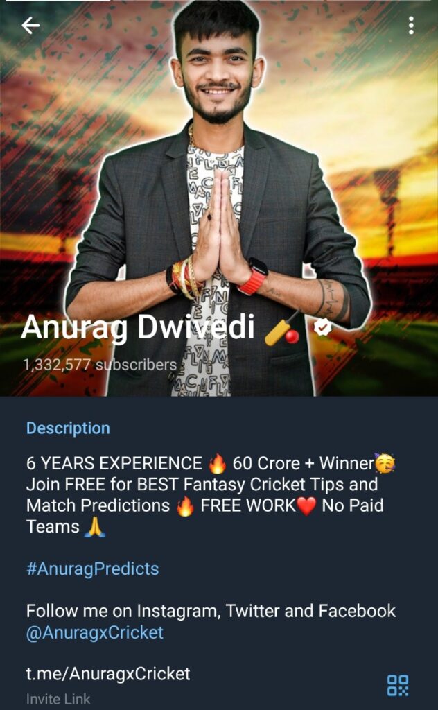 Anurag Dwivedi Telegram Channel