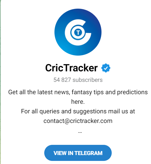 CricTracker Telegram
