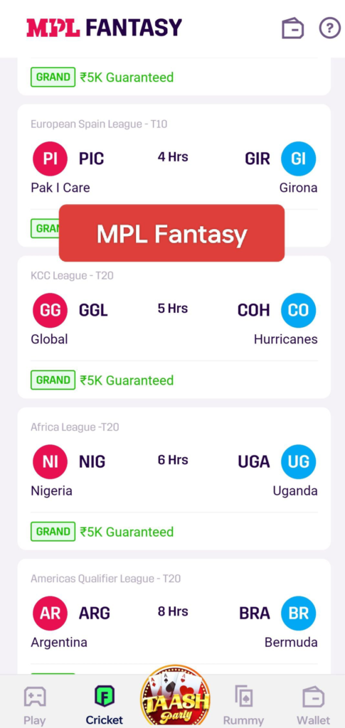 How to Play on MPL Fantasy app